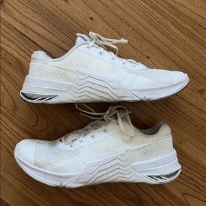 Customized All-White Nike Metcons